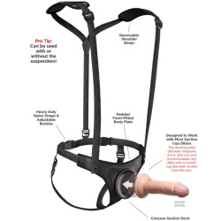 PIPEDREAMS - BODY DOCK STRAP-ON-HOSENTRÄGER – Produktansicht 5
