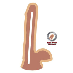 GET REAL - DUAL DENSITY DILDO 17 CM EIERHAUT – Produktansicht 3