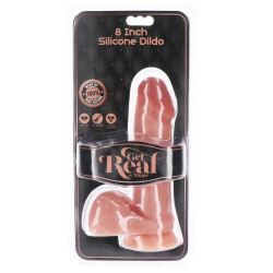GET REAL - SILIKONDILDO 20,5 CM MIT KUGELN HAUT – Produktansicht 4