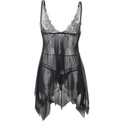 SUBBLIME - BABYDOLL-STOFF TÜLL BRUSTSPITZE S/M – Produktansicht 6