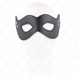 KINK - KUNSTLEDERMASKE MIT NIETEN MODELL 1 26 x 8 CM – Produktansicht 2