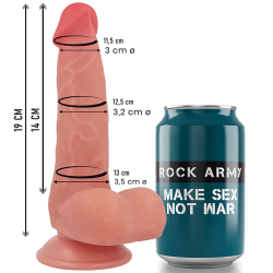 ROCKARMY - FLÜSSIGSILIKONFUCHS 19 CM -O- 3,2 CM – Produktansicht 3