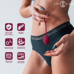 INTENSE - CHARLI KEGEL BALL KIT BURGUND – Produktansicht 6