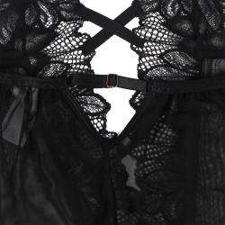 SUBBLIME - TEDDY-HALTER-NECK-BARE-BACK-SPITZE SCHWARZ – Produktansicht 8