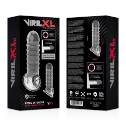 VIRILXL - PENISVERLÄNGERUNG UND HÜLLE V15 TRANSPARENT – Produktansicht 8