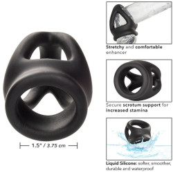CALEXOTICS - ALPHA DUAL CAGE RING SCHWARZ – Produktansicht 10
