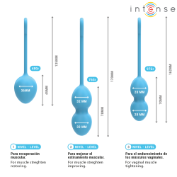 INTENSE - CHARLI KEGEL BALL KIT BLAU – Produktansicht 5