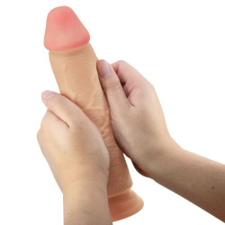 PRETTY LOVE - SLIDING SKIN SERIES REALISTISCHER DILDO MIT SLIDING SKIN SAUGNAPFLEISCH 23,4 CM – Produktansicht 3