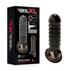 VIRILXL - PENISVERLÄNGERUNG UND HÜLLE V15 SCHWARZ – Produktansicht 2