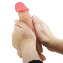 PRETTY LOVE - SLIDING SKIN SERIES REALISTISCHER DILDO MIT SLIDING SKIN FERNBEDIENUNG SAUGNAPFLEISCH 21,8 CM –…
