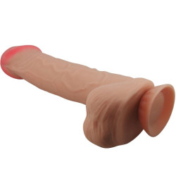 PRETTY LOVE - SLIDING SKIN SERIES REALISTISCHER DILDO MIT SLIDING SKIN SAUNAPF FLEISCH 26 CM – Produktansicht 2