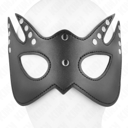 KINK - FLEDERMAUSMASKE MIT NIETEN 23 x 15 CM – Produktansicht 4