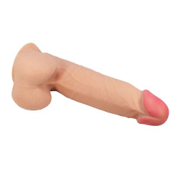 PRETTY LOVE - SLIDING SKIN SERIES REALISTISCHER DILDO MIT GLEITENDEM HAUT-SAUGNAP 21,8 CM – Produktansicht 5