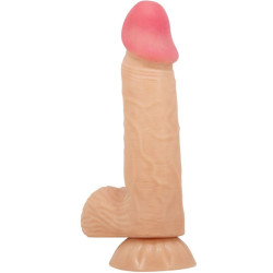 PRETTY LOVE - SLIDING SKIN SERIES REALISTISCHER DILDO MIT GLEITENDEM HAUT-SAUGNAP 20,6 CM – Produktansicht 2