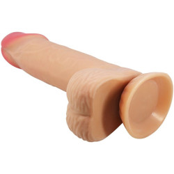 PRETTY LOVE - SLIDING SKIN SERIES REALISTISCHER DILDO MIT GLEITENDEM HAUT-SAUGNAP 20,6 CM – Produktansicht 3