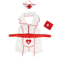 SUBBLIME - SEXY KRANKENSCHWESTER KOSTÜM KLEID – Produktansicht 5