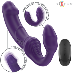 INTENSE - JILL DOPPELVIBRATOR 20 CM LILA FERNBEDIENUNG – Produktansicht 2