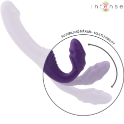 INTENSE - JILL DOPPELVIBRATOR 20 CM LILA FERNBEDIENUNG – Produktansicht 6