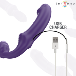 INTENSE - JILL DOPPELVIBRATOR 20 CM LILA FERNBEDIENUNG – Produktansicht 7