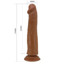 PRETTY LOVE - SHARIFE REALISTISCHER DILDO 25 CM BRAUN – Produktansicht 5