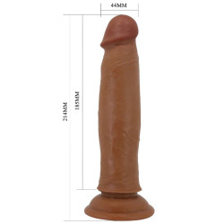 PRETTY LOVE - KEON REALISTISCHER DILDO 21 CM BRAUN – Produktansicht 6