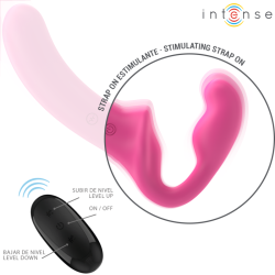 INTENSE - AMY DOPPELVIBRATOR 20 CM ROSA FERNBEDIENUNG – Produktansicht 4