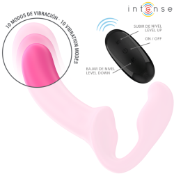 INTENSE - AMY DOPPELVIBRATOR 20 CM ROSA FERNBEDIENUNG – Produktansicht 5