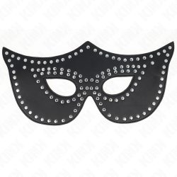 KINK - KUNSTLEDERMASKE MIT NIETEN MODELL 2 30 x 12 CM – Produktansicht 2