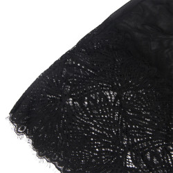 SUBBLIME - BABYDOLL MIT VERSTELLBAREN SPITZENTRGERN SCHWARZ – Produktansicht 11