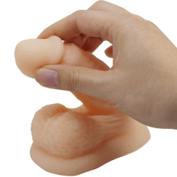 PRETTY LOVE - WILDON ULTRA REALISTISCHER UND ELASTISCHER DILDO 10 CM NATUR – Produktansicht 6