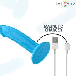 INTENSE - PHOEBE REALISTISCHER VIBRATOR 10 VIBRATIONEN BLAUE FERNBEDIENUNG – Produktansicht 7