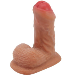 PRETTY LOVE - WARNELL ULTRA REALISTISCHER UND ELASTISCHER DILDO 9,5 CM MULATO – Produktansicht 2