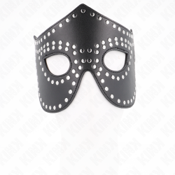 KINK - KUNSTLEDERMASKE MIT NIETEN MODELL 2 30 x 12 CM – Produktansicht 3