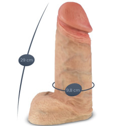 SILEXD - MODELL 1 XTREME PREMIUM SILIKON REALISTISCHER PENIS 28 CM – Produktansicht 5