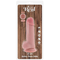 GET REAL - DELUXE REALISTISCHER PENIS MIT HODEN EXTRA DICK 17 CM – Produktansicht 4