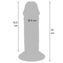 GET REAL - DELUXE DICKER TPE-DONNERSATZ MIT DOPPELTER DICHTE, 15 CM – Produktansicht 4