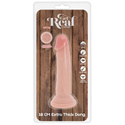 GET REAL - DELUXE DICKER TPE-DONNERSATZ MIT DOPPELTER DICHTE, 18 CM – Produktansicht 5