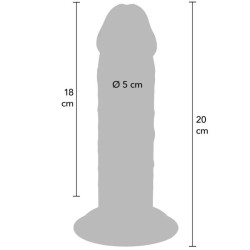 GET REAL - DELUXE DICKER DOPPELDICHTER TPE-PENDIGES 20 CM – Produktansicht 4