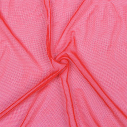 SUBBLIME - TRANSPARENTER STOFFMANTEL MIT SPITZENDETAIL ROT – Produktansicht 11