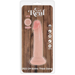 GET REAL - DELUXE THICK DOUBLE-DENSITY TPE DONG 25.5 CM – Produktansicht 5