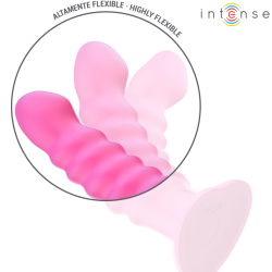 INTENSE - CINDY VIBRATOR GRÖSSE L SPIRALENDESIGN 10 VIBRATIONEN ROSA FERNBEDIENUNG – Produktansicht 5
