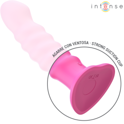 INTENSE - CINDY VIBRATOR GRÖSSE L SPIRALENDESIGN 10 VIBRATIONEN ROSA FERNBEDIENUNG – Produktansicht 7