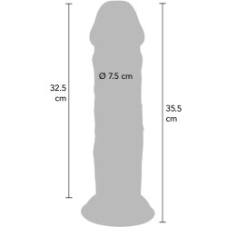 GET REAL - DELUXE THICK DOUBLE-DENSITY TPE DONG 35.5 CM – Produktansicht 4