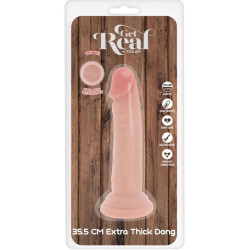 GET REAL - DELUXE THICK DOUBLE-DENSITY TPE DONG 35.5 CM – Produktansicht 5