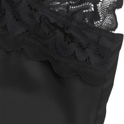 SUBBLIME - BABYDOLL MIT BLUMENPRINT AUF DER BRUST SCHWARZ – Produktansicht 8