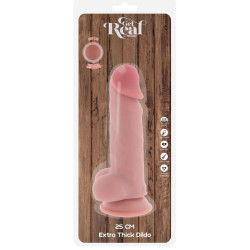 GET REAL - DELUXE REALISTIC PENIS WITH TESTICLES EXTRA THICK 25 CM – Produktansicht 5