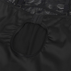 SUBBLIME - BABYDOLL MIT BLUMENPRINT AUF DER BRUST SCHWARZ – Produktansicht 13