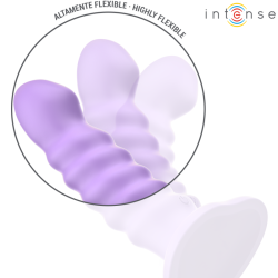 INTENSE - BRENDA VIBRATOR GRÖSSE M SPIRALENDESIGN 10 VIBRATIONEN LILA FERNBEDIENUNG – D-244467 – Produktansicht 7