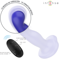 INTENSE - SHORTY VIBRATOR MIT SAUGNÄPFEN BLAU FERNBEDIENUNG – D-244470 – Produktansicht 4