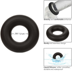 CALEXOTICS - ALPHA PROLONG MEDIUM RING SCHWARZ – Produktansicht 6